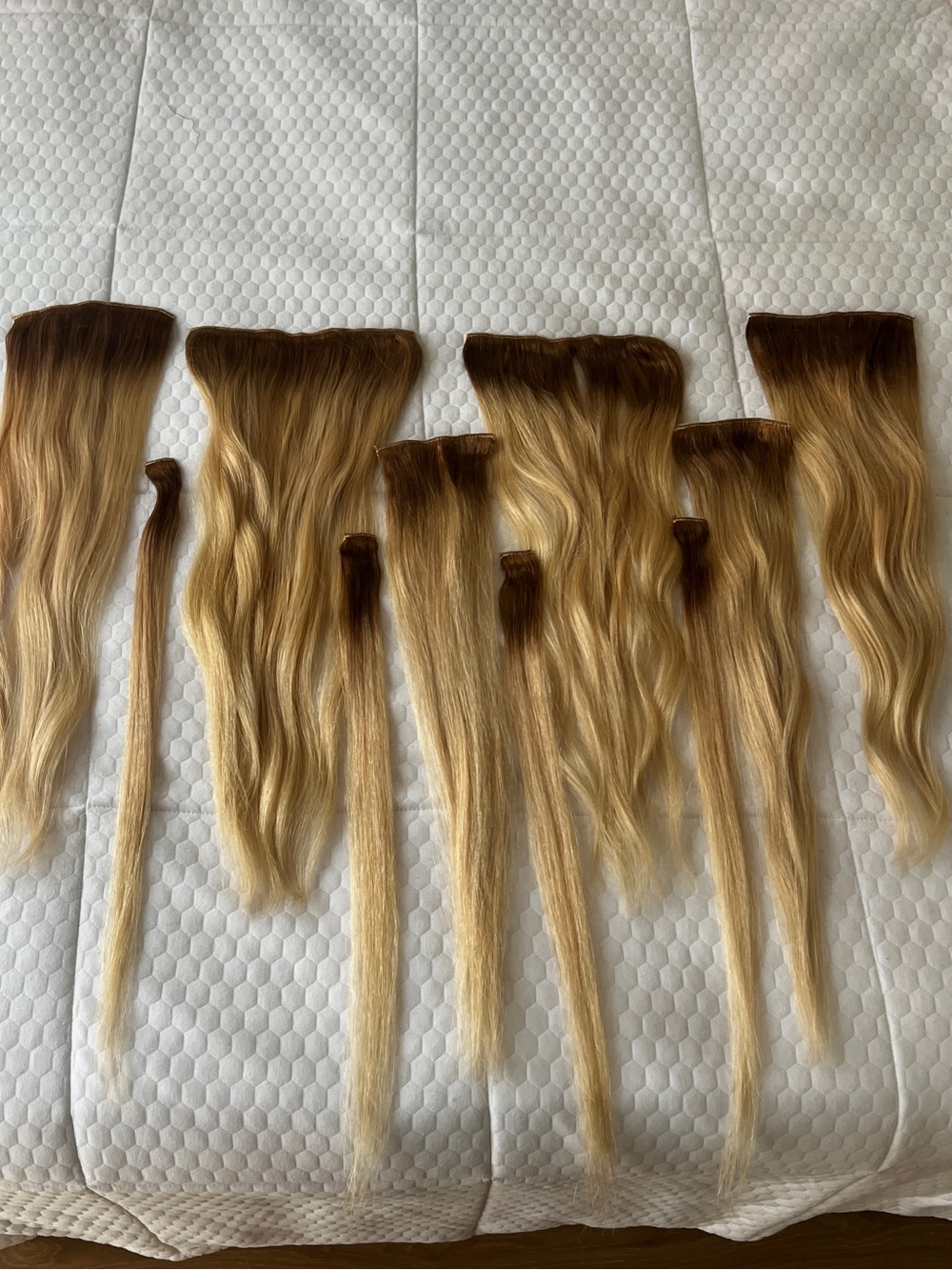 BELLAMI Brown to Blonde Ombre Clip-In Hair Extensions - Multi-Piece Set